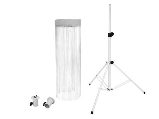 Eurolite Set LED Color Curtain + BS-2 EU Boxenhochständer weiß