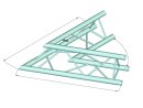 Alutruss Decolock DQ3-SPAC20 2-Weg Ecke 60° sw