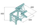 Alutruss Decolock DQ3-SPAL32 3-Weg Ecke 90° sw