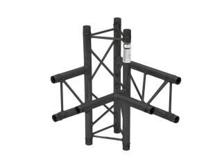 Alutruss Decolock DQ3-SPAT42 4-Weg T-Stück \/ sw