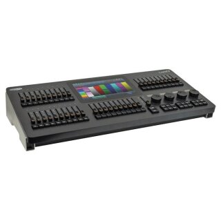 Showtec LAMPY 40, DMX-Faderpult, 10,1" Vollfarb-Touchscreen, mehrfache 1,3"-O-LED-Anzeige, 1 DMX-Universum