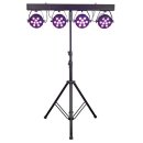 Showtec Lightset Pro 9/10, RGBM, 4 Spots mit je 9x 10 Watt RGB und Mint LEDs