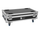 Roadinger Flightcase 4x AKKU BAR-6 QCL mit Ladefunktion