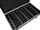 Roadinger Flightcase 4x AKKU BAR-6 QCL mit Ladefunktion