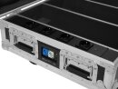 Roadinger Flightcase 4x AKKU BAR-6 QCL mit Ladefunktion