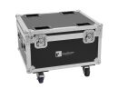 Roadinger Flightcase 4x AKKU IP PAR 7 QCL WDMX with...