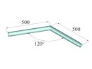 Alutruss Decolock DQ1-SC22 2-Weg-Ecke 120° schwarz