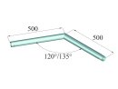 Alutruss Decolock DQ1-SC23 2-Weg-Ecke 135° schwarz