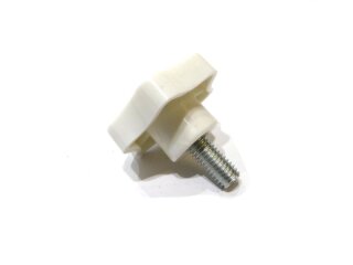 locking screw M8x16 white star grip