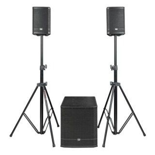 DAP-Audio Pure Club 12, 12" Kompaktes Aktiv-Lautsprechersystem, 12" Sub + 6" Tops Aktiv-Set