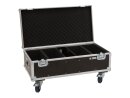 Roadinger Flightcase 4x Audience Blinder 2x100W mit Rollen