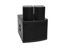 Omnitronic Set MOLLY-12A Subwoofer active + 2x MOLLY-6...