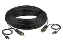 Aten VE7835 Optisches HDMI Kabel, 100m, schwarz, aktiv