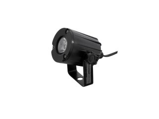 Eurolite LED PST-3W 6000K 6° schwarz, 3 Watt LED-Pinspot, 6 Grad Abstrahlwinkel