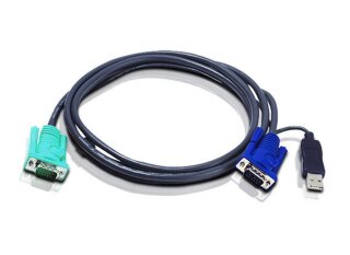 Aten 2L-5201U KVM Kabel, USB, VGA, 1.2m