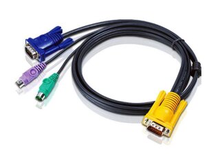 Aten 2L-5202P KVM Kabel, PS/2, VGA, 1.8m