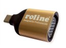 Roline Gold Display Video-Adapter, gold