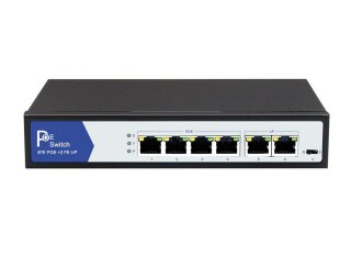 Value PoE Fast Ethernet Switch, 4x RJ45 (PoE) Port