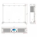 Synq Audio SE-1800 Endstufe, 2x 600W an 8 Ohm, 2x 900 Watt an 4 Ohm, 2x 1200 Watt an 4 Ohm