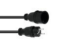 PSSO Schuko-extension cable, rubber safety plug