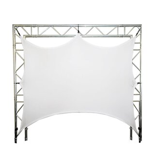 Duratruss Truss Screen 0,5x2m, Projektionsleinwand für z.B. Video-, Dia-, Laser-, und Goboprojektionen