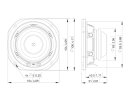 Lavoce FSN041.00/16 4" Breitbandlautsprecher, Neodym, Stahlkorb