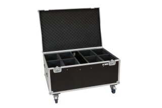 Roadinger Flightcase 8x LED IP PAR 12x8W QCL/12x9 SQL Spot with wheels