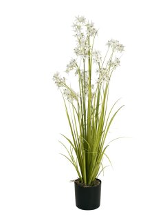 Europalms Jasmin grass, artificial plant, white, 130 cm