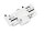 Eutrac Multi adapter, 3 phases, white