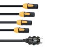 Eurolite IP T-Con power cable 1-4, 3x2,5mm²