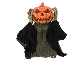 Halloween Figur POP-UP Kürbis, animiert 70cm