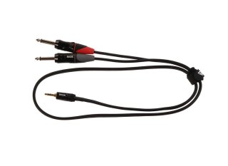 Enova EC-A3-PSMPLM-1 Audio Adapterkabel,1m,1xMiniklinke/2xKlinke