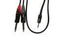 Enova EC-A3-PSMPLM-1 Audio Adapterkabel,1m,1xMiniklinke/2xKlinke