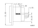 Enova XL15MB-W XLR 5pol Einbaubuchse, IP67, male