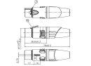 Enova XL23FB XLR 3pol Stecker, female