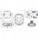 Briteq BTX-Supreme, Hybrid Moving Head, CMY, für Osram Sirius HRI Leuchtmittel