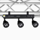 JB Systems Accu-Lightbar, Akku LED Bar, 3x 5 Watt LED, schwenkbar, je 9° Abstrahlwinkel, 3600K