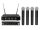 Omnitronic UHF-E4 Wireless Mic System 823.6/826.1/828.6/831.1MHz