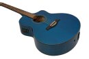 Dimavery STW-50 Western Guitar,blau