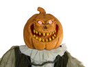 Halloween Figur Kürbismann, animiert, 170cm