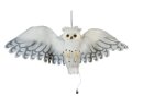 Halloween Snow Owl, animated, 80cm