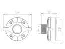 Lavoce DF10.101LS 1" Ferrite (Screw on version of DF10.101L, Polymerdiaphragm and surround)