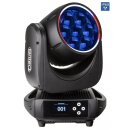 Briteq BTX-Blizzard Wash1, LED Zoom Moving Wash, 7x 40 Watt RGBL-LED, 4-40 Grad Zoom, RGB-Halo-Ring