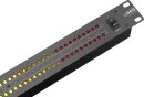 IMG Stageline VU-800PRO, Audio-dB-Anzeige, 3-farbige LED-Anzeige mit 40 LEDs