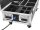 Roadinger Flightcase 6x AKKU IP UP-4 Plus HCL Spot WDMX with Charging Function