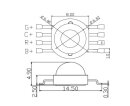 LED QCL 4W RGBW AKKU Mini IP UP-4 QCL Spot...