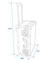 Roadinger Universal-Koffer-Case UKC-1 mit Trolley