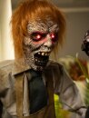 Halloween Figur Zombie mit Kettensäge, animiert, 170cm