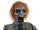 Halloween Figur Zombie mit Kettensäge, animiert, 170cm