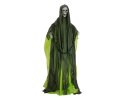 Halloween Figur Skelett mit grünem Umhang, animiert,...